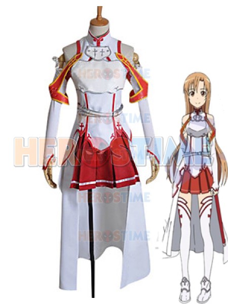 Sword Art Online SAO Asuna Yuuki Cosplay Costume
