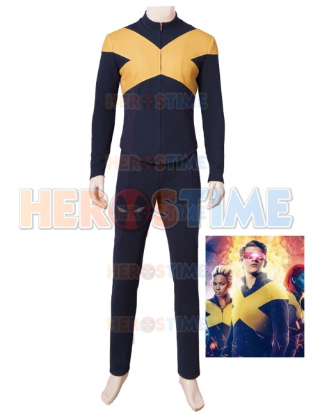 Cyclops Scott Summers Suit X-Men Dark Phoenix Cosplay Costume